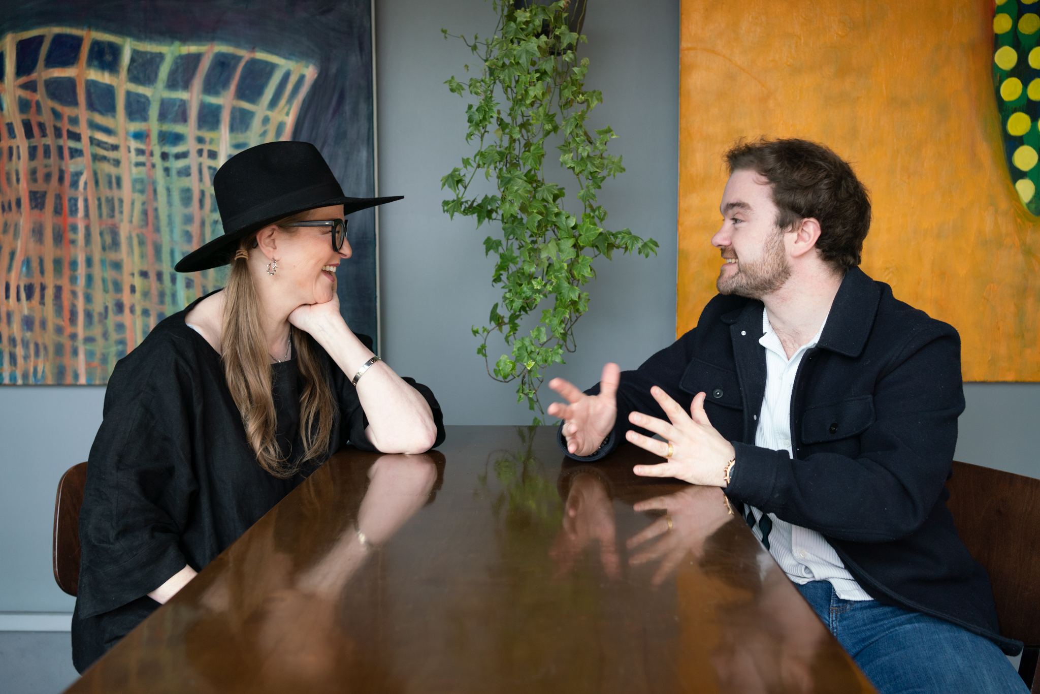 Jacki Vause and Lyle Faulton in conversation